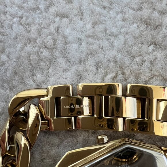 Michael Kors Ladies Mini Suri Gold Tone Watch - Picture 7 of 8